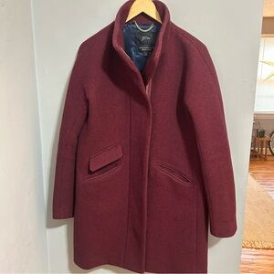J Crew Italian Stadium Cloth Coat Sz 4